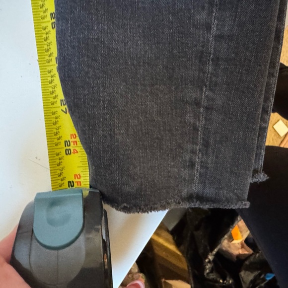 Agolde Pinch Waist Skinny Jeans Grey High Rise Stretch Denim Womens Size 27 B467 - Picture 16 of 16